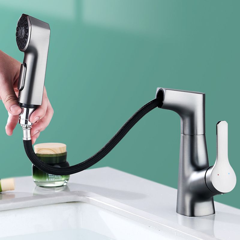 Rubinetto bagno monocomando in rame massiccio – linea moderna