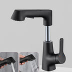 Rubinetto monocomando per lavabo in rame massiccio