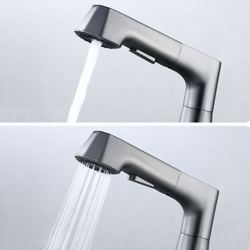Rubinetto monocomando per lavabo in rame massiccio