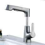 Rubinetto monocomando per lavabo in rame massiccio
