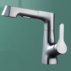 Rubinetto monocomando per lavabo in rame massiccio