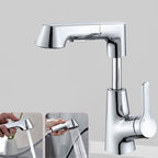 Rubinetto monocomando per lavabo in rame massiccio