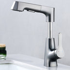 Rubinetto monocomando per lavabo in rame massiccio
