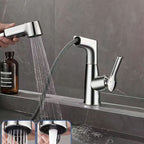 Rubinetto monocomando moderno per lavabo da appoggio