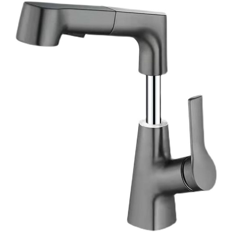 Rubinetto monocomando moderno per lavabo da appoggio
