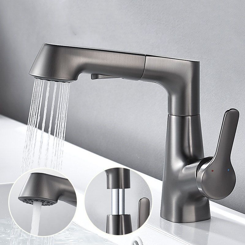 Rubinetto monocomando moderno per lavabo da appoggio