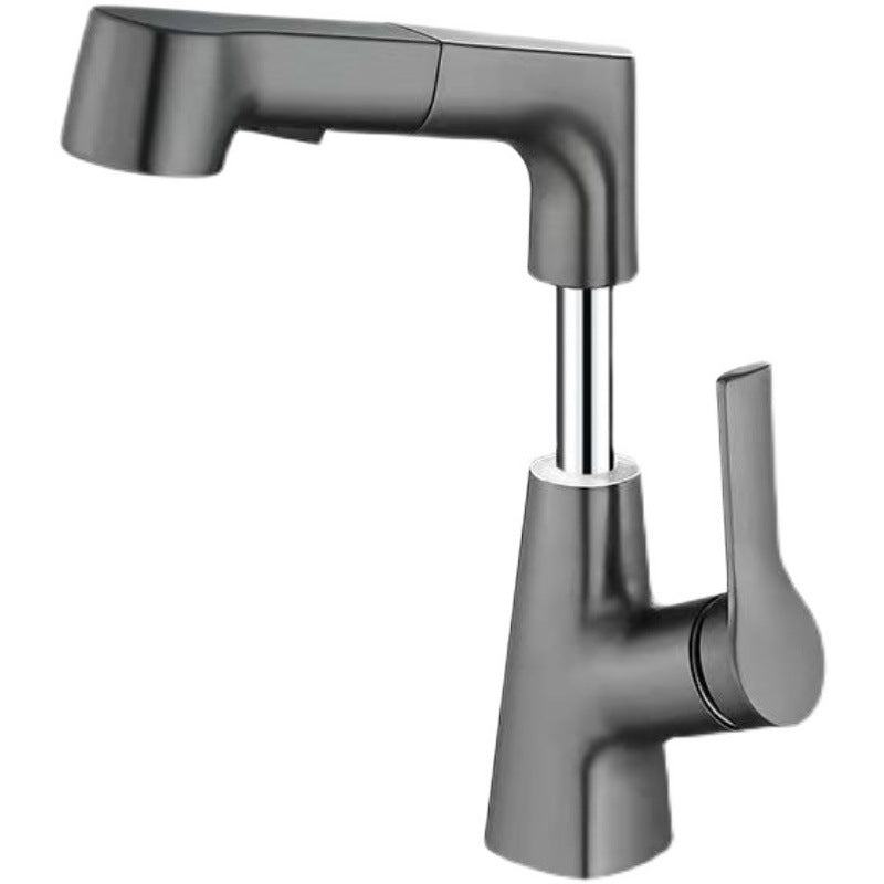 Rubinetto monocomando moderno per lavabo da appoggio