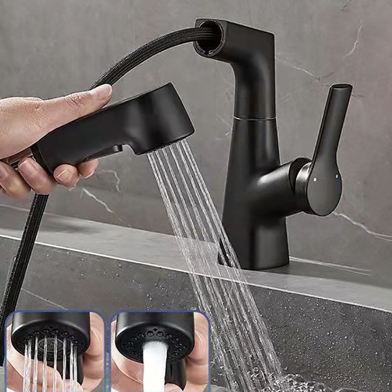 Rubinetto monocomando moderno per lavabo da appoggio