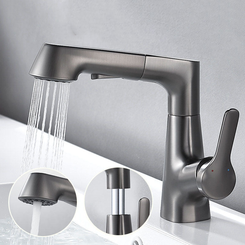 Rubinetto monocomando moderno per lavabo da appoggio