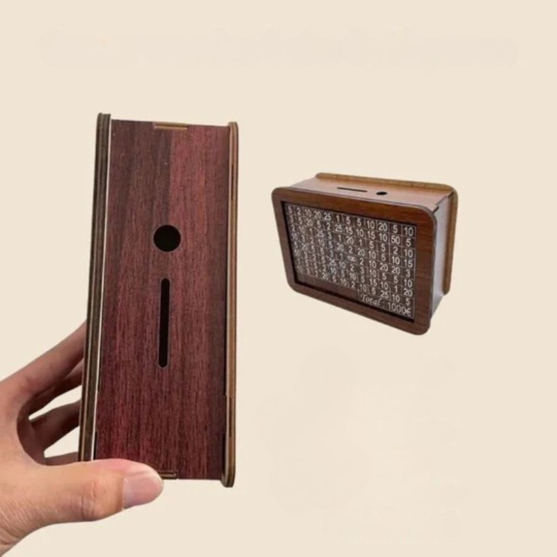 Salvadanaio digitale con contatore LCD integrato