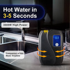 Scaldabagno elettrico istantaneo compatto – acqua calda immediata a basso consumo
