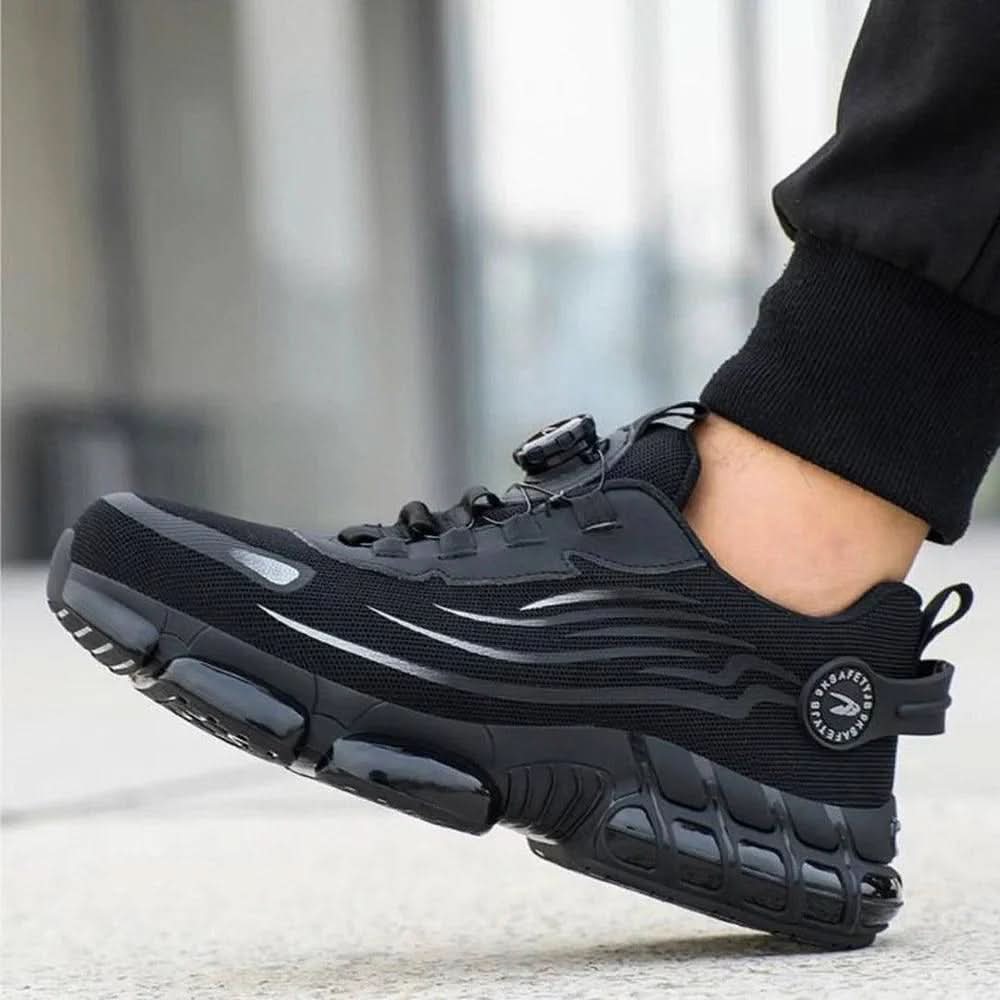 Scarpe da lavoro uomo | Supporto ortopedico e suola antiscivolo | GripFlow
