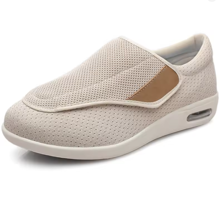 Scarpe extra larghe traspiranti con supporto e rete ventilata