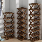 Scarpiera pieghevole ClearStep in bambù