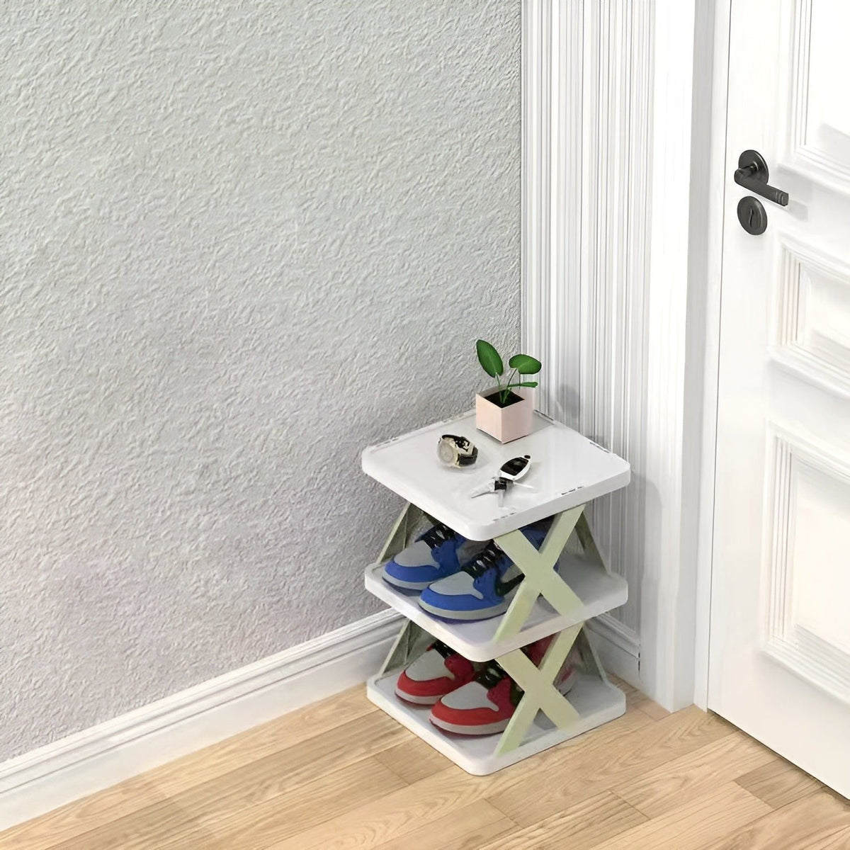 Scarpiera pieghevole multifunzione SpaceSaver