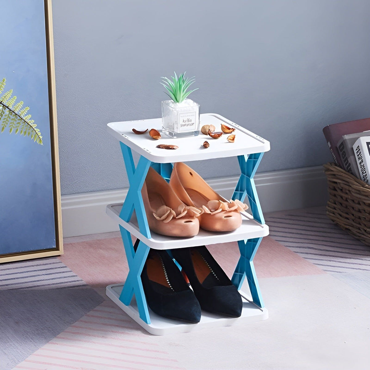 Scarpiera pieghevole multifunzione SpaceSaver