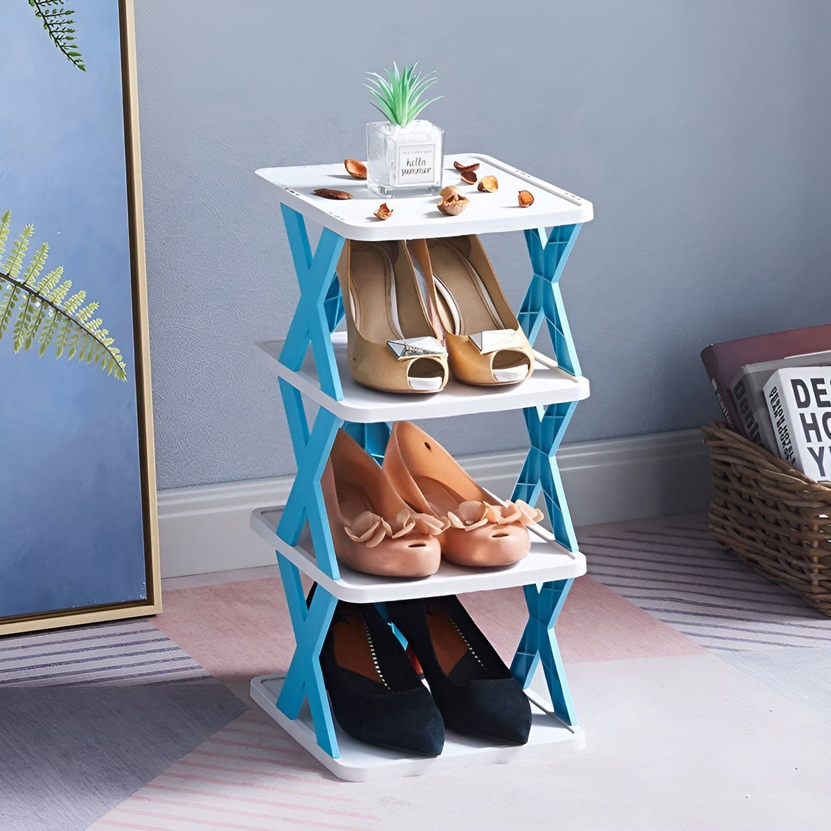 Scarpiera pieghevole multifunzione SpaceSaver