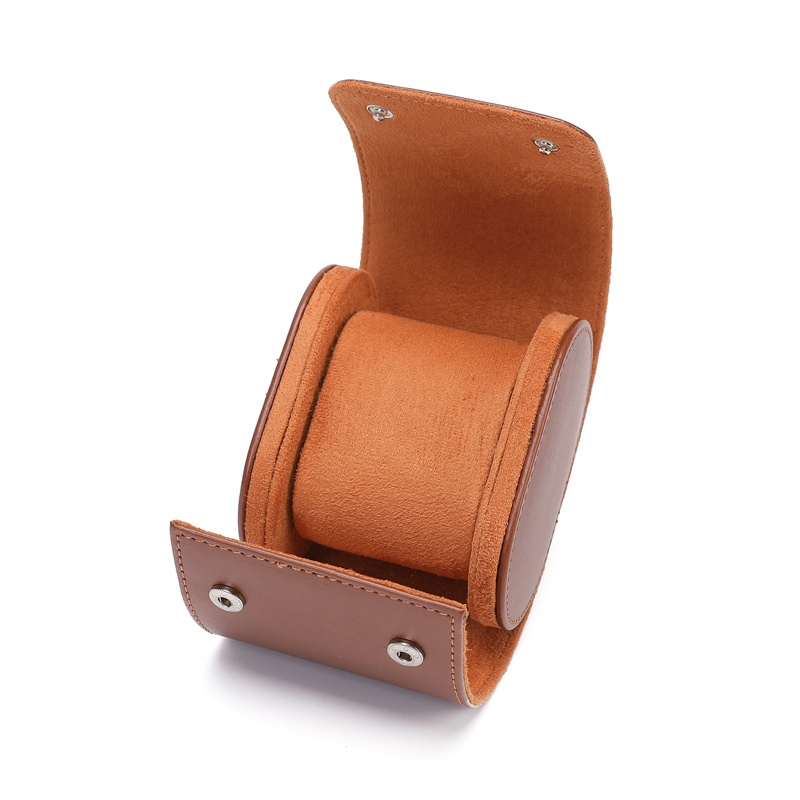 Scatola porta orologi da viaggio in pelle vintage per 3 orologi