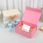 Scatola regalo magnetica premium con luci LED e biglietto d'auguri