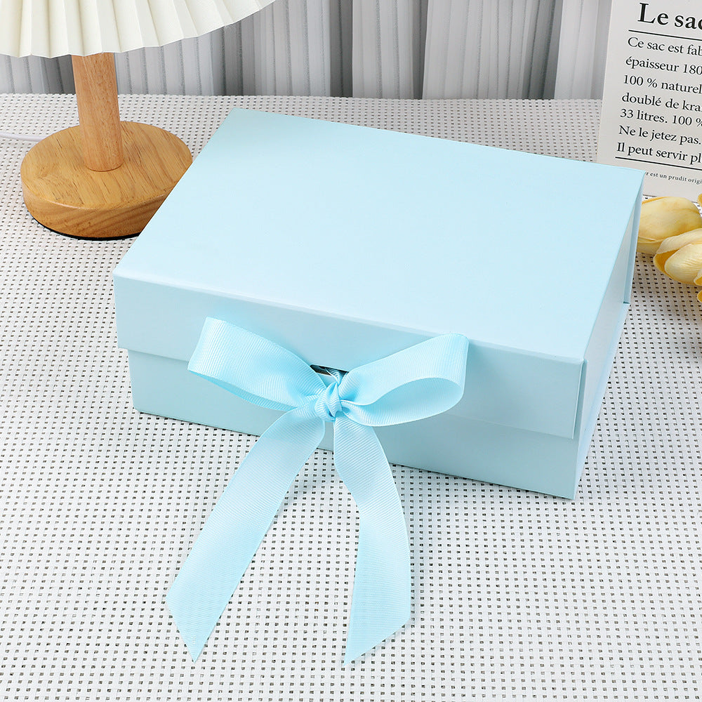 Scatola regalo magnetica premium con luci LED e biglietto d'auguri