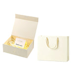 Scatola regalo magnetica premium con luci LED e biglietto d'auguri