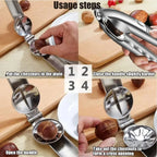 Schiacciacastagne rapido in acciaio inox