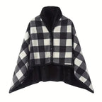 Sciarpa coperta indossabile CozyWrap in morbida flanella per casa e ufficio