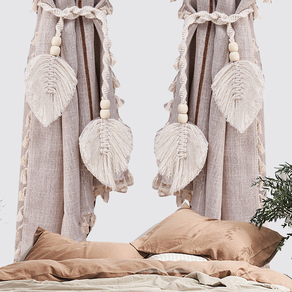 Sciarpa leggera boho con frange