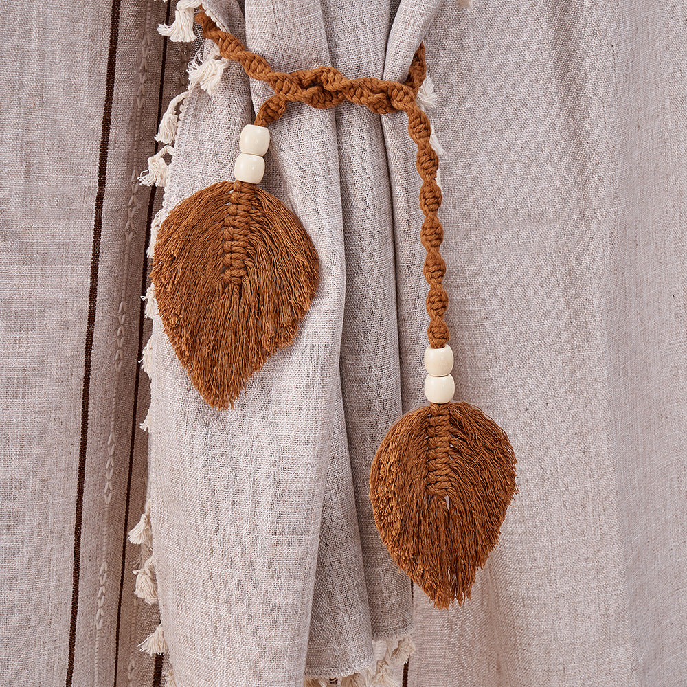 Sciarpa leggera boho con frange