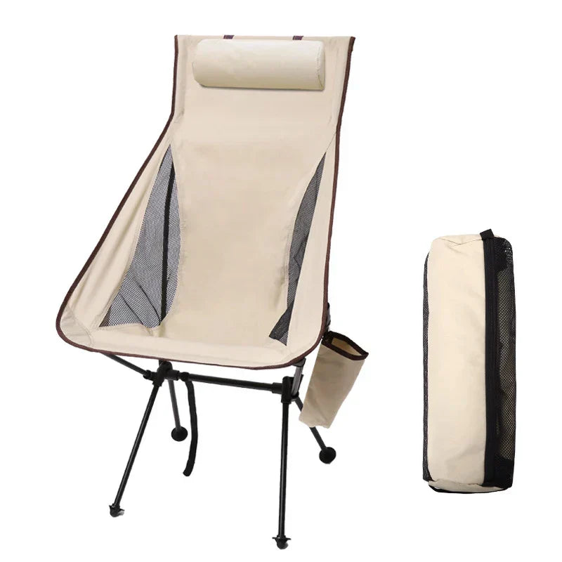 Sedia da campeggio Trekalux ultraleggera e pieghevole, portata 150 kg, tessuto Oxford impermeabile