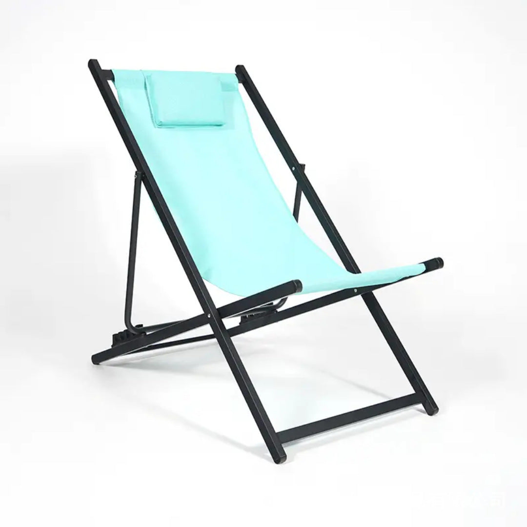 Sedia pieghevole ergonomica con poggiatesta