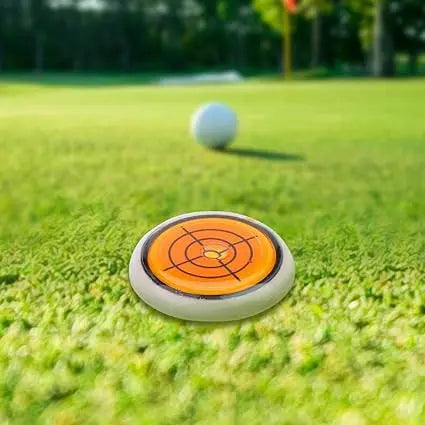 Segnapalla da golf con clip rotonda e livella a bolla per allineamento preciso