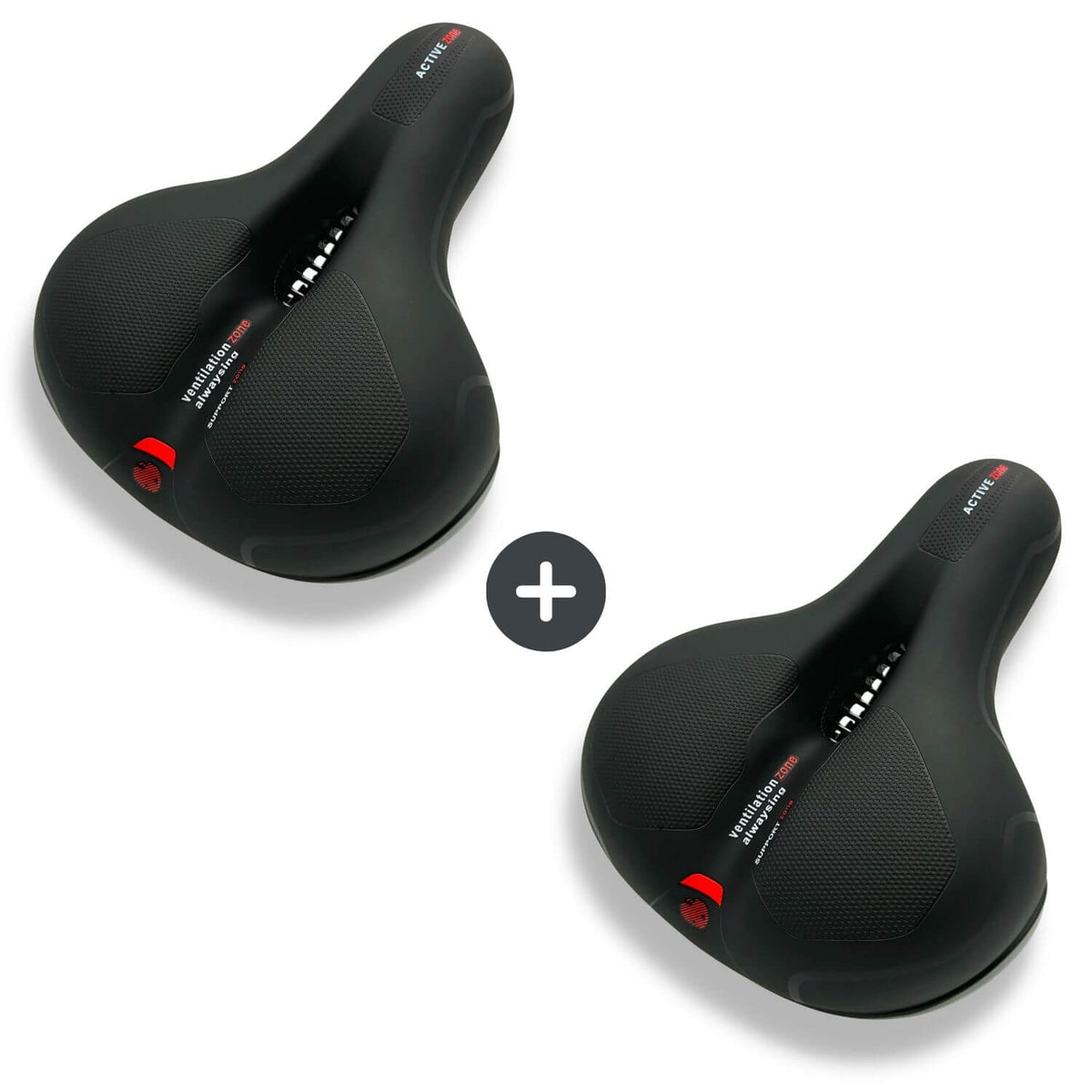 Sella bici ergonomica comfort con ammortizzazione RideRelief
