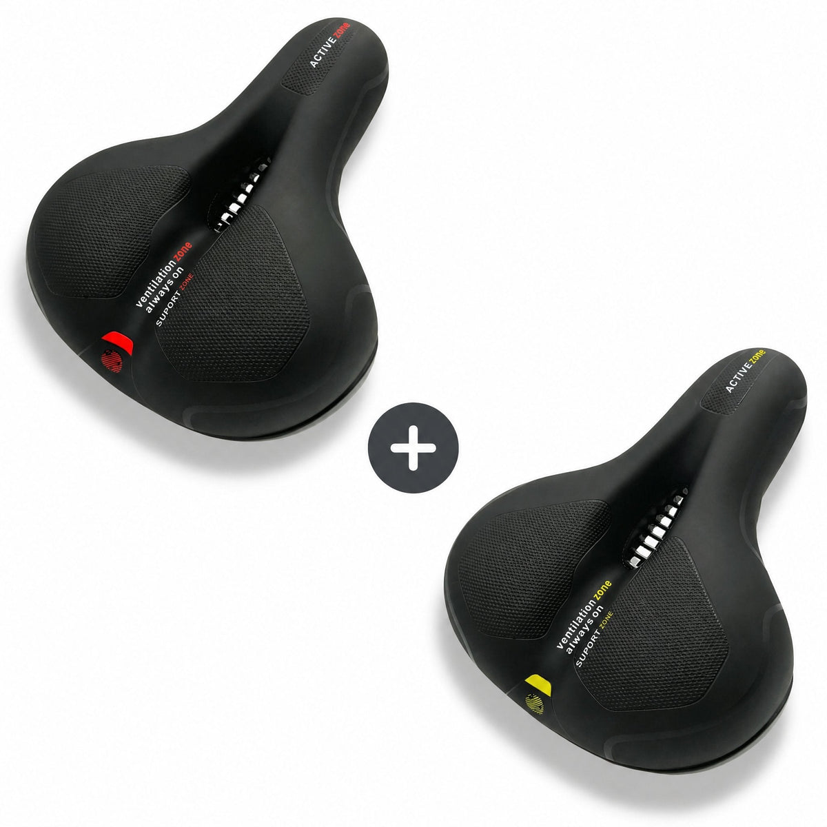 Sella bici ergonomica comfort con ammortizzazione RideRelief
