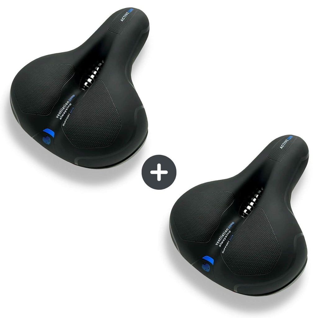 Sella bici ergonomica comfort con ammortizzazione RideRelief