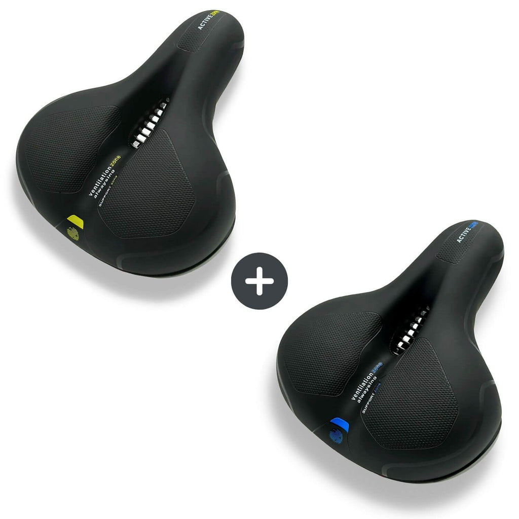 Sella bici ergonomica comfort con ammortizzazione RideRelief