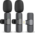 Set 2 microfoni wireless per iPhone e iPad