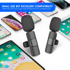 Set 2 microfoni wireless per iPhone e iPad