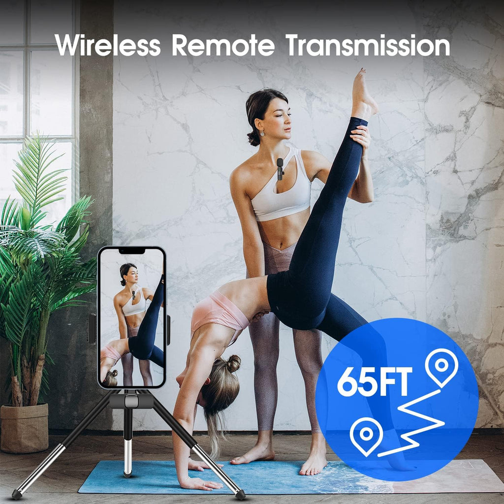 Set 2 microfoni wireless per iPhone e iPad