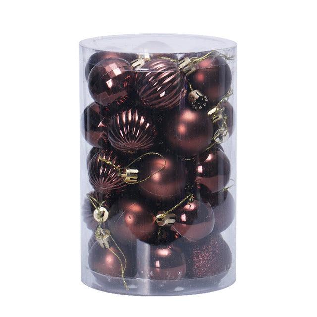 Set 34 palline di Natale 4 cm per albero