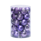 Set 34 palline di Natale 4 cm per albero