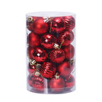 Set 34 palline di Natale 4 cm per albero