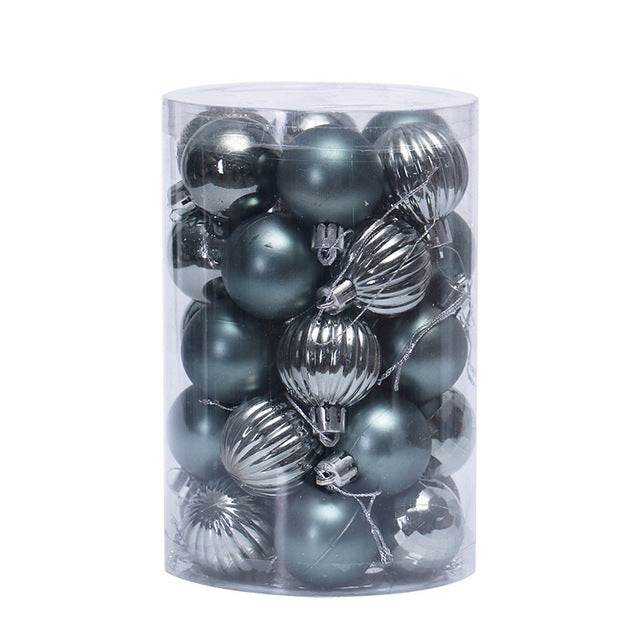 Set 34 palline di Natale 4 cm per albero