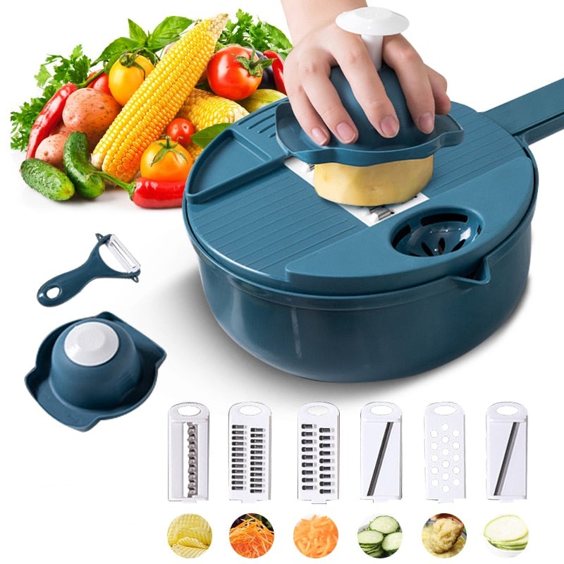 Set affettaverdure multifunzione 12 in 1 ChefEase