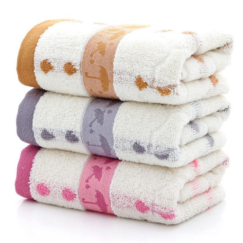 Set asciugamani donna in cotone