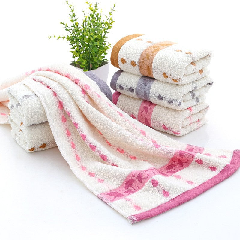Set asciugamani donna in cotone