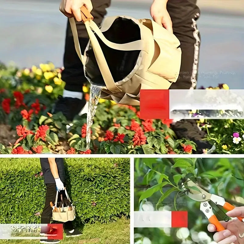 Set attrezzi da giardino con borsa – 10 pezzi per la cura del verde