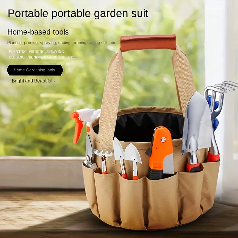 Set attrezzi da giardino con borsa – 10 pezzi per la cura del verde