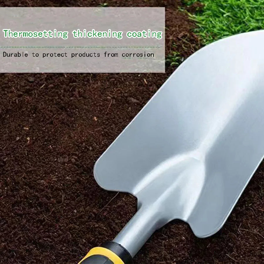 Set attrezzi da giardino Groviva 4 pezzi in acciaio inox con zappa e paletta