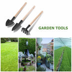 Set attrezzi da giardinaggio MiniGarden Pro compatto ed ergonomico per piante in vaso e bonsai